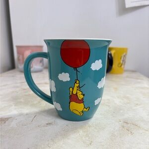 Winnie the Pooh Blue Mug with Red Balloon